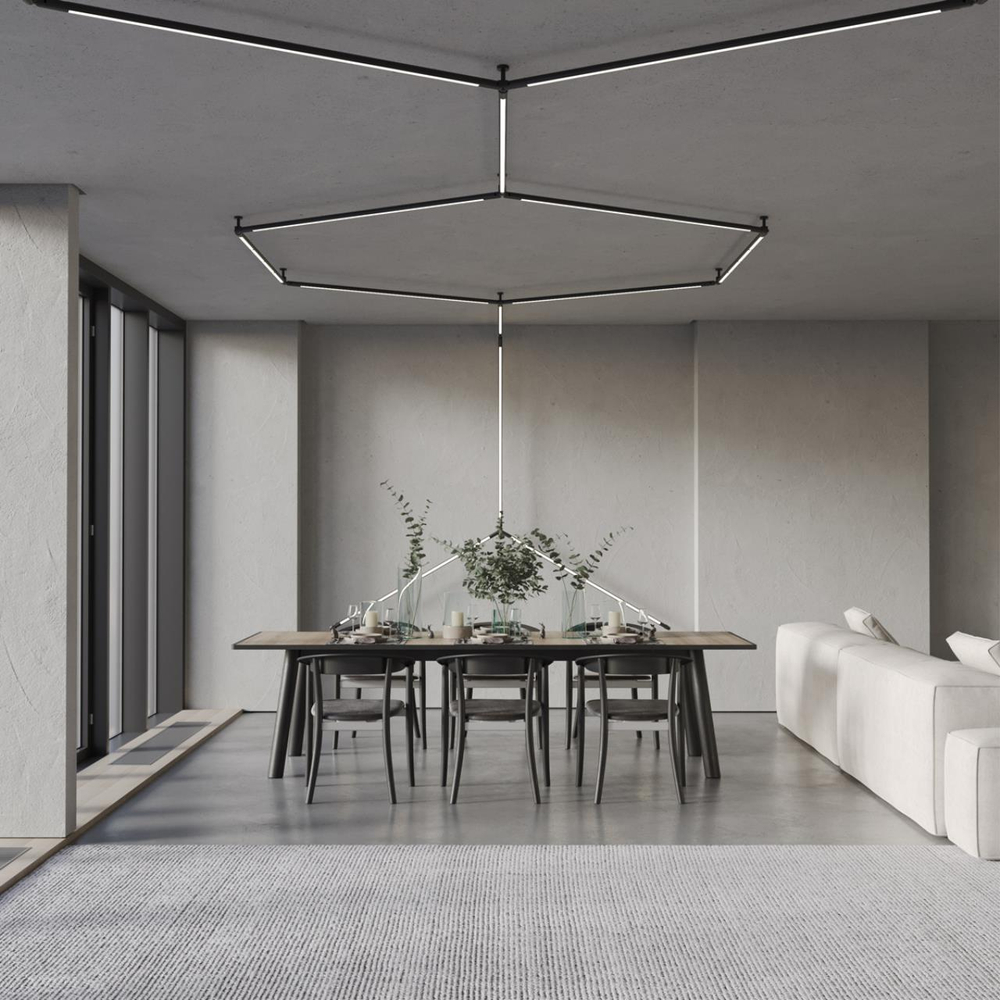 359372 KONST NT24 034 черный Светильник диммир. со сменой цв. температуры (управл. - пульт ДУ арт.359391 или приложение Smart Life) IP20 LED 30W 48V 3