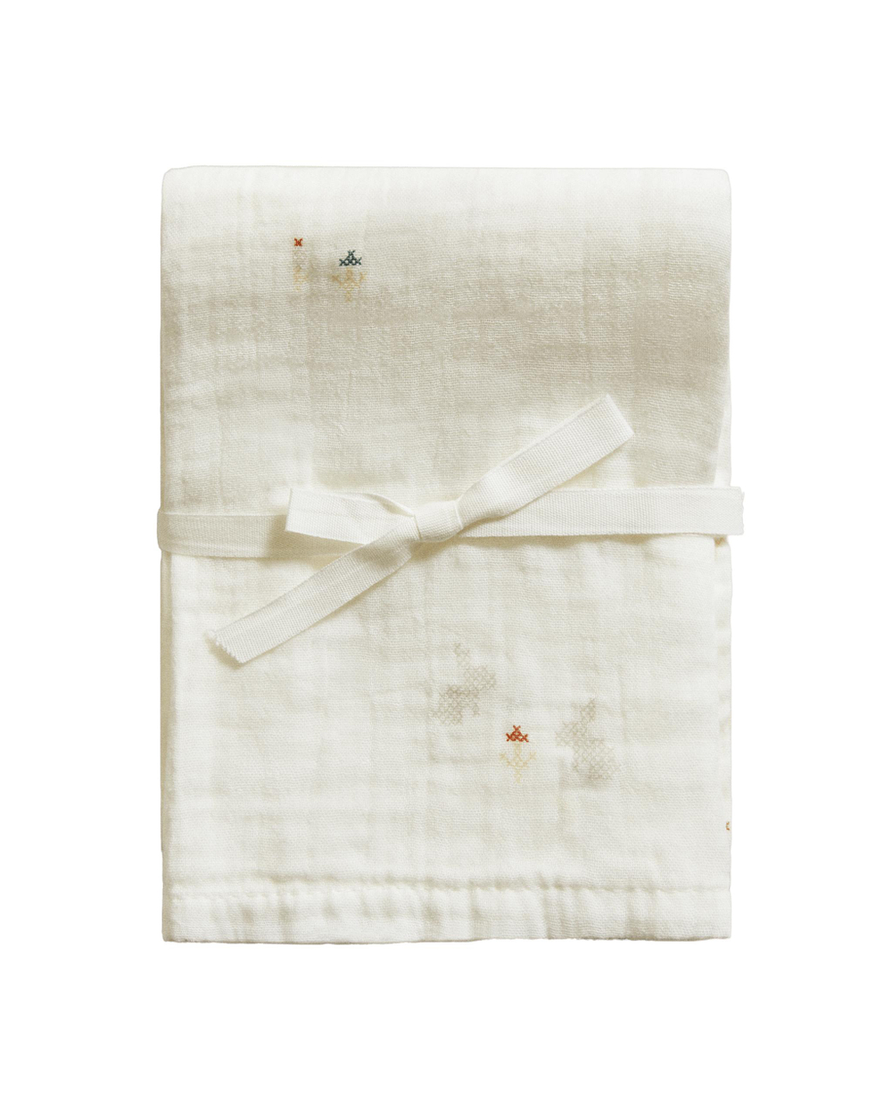 Zara Home Муслиновые салфетки из хлопка, экрю, 55x55 см (2 шт.)