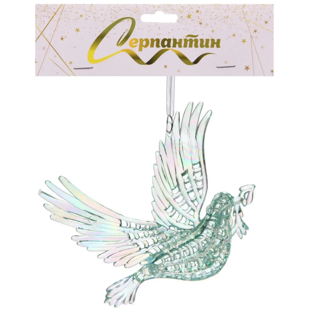 Подвеска «Взмах крыльев» 15*15 см, Зелёный