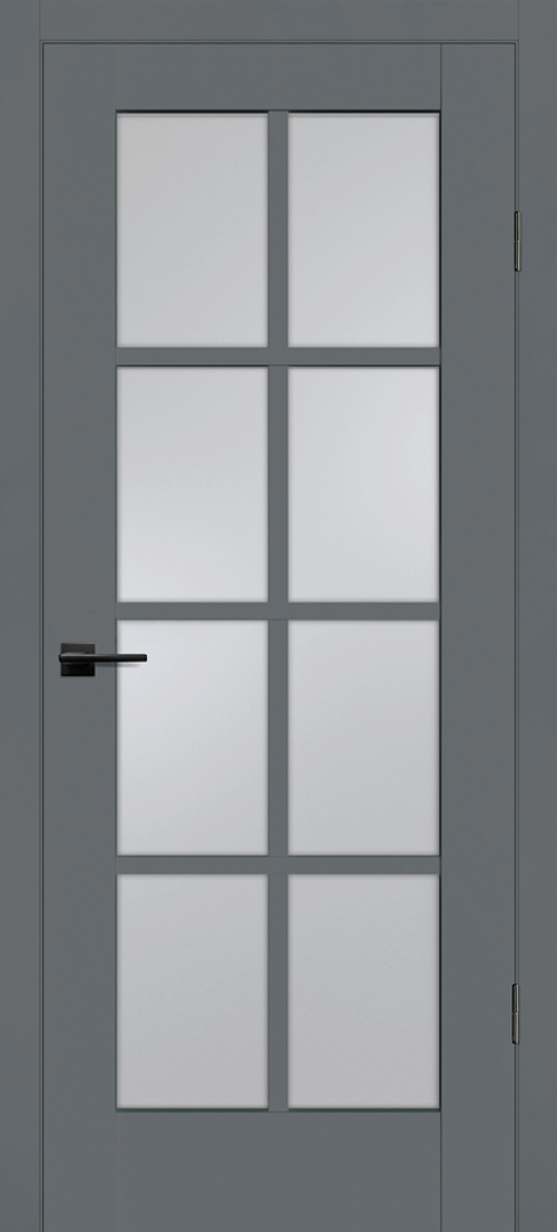 Дверь PSC-41 / Цвет Графит / сатинат / Двери PROFILO PORTE