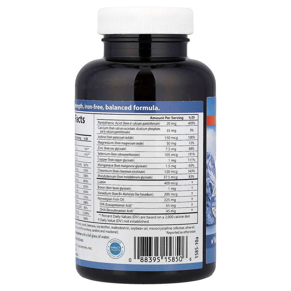 Carlson, Мульти + омега-3, 60 мягких таблеток