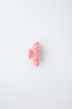 ZARA ЗАКОЛКА ДЛЯ ВОЛОС С БАНТАМИ, РОЗОВЫЙ