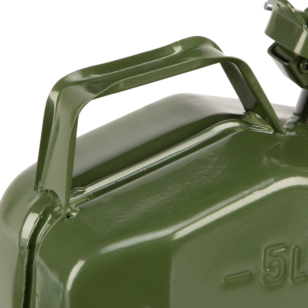 Канистра для топлива, металлическая, толщина стенок 0,8мм, 5 литров