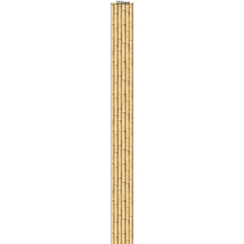 Панель ПВХ ВЕК фотопечать 3D матовая Бамбук натуральный 2700х250 мм