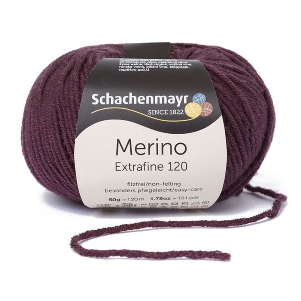 Пряжа Schachenmayr Merino Extrafine 120 (00144)