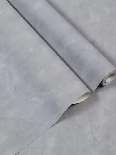 Обои винил горячего тиснения, моющиеся на флизелиновой основе Marvig Voyage 1.06м х 10.05м, штукатурка, цвет темно-серый