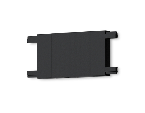 Коннектор прямой для накладного шинопровода Magnetic Ultra Slim GV1109 BK черный 46*26*26