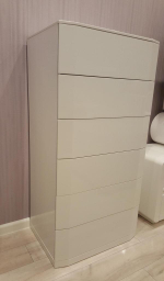 Комод вертикальный DUPEN S-102 белый