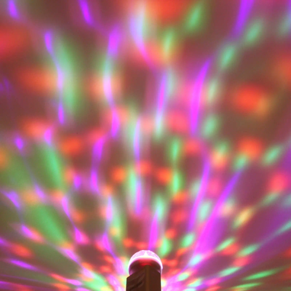 Диско-шар mini «Каледоскоп», LED (красный, зеленый, синий), переходник USB для iPhone