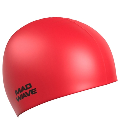 Шапочка для плавания силиконовая Mad Wave Intensive Silicone Solid