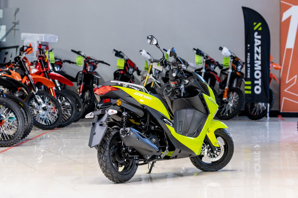 Скутер TMBK SCOOTER AERO 50cc Green Black