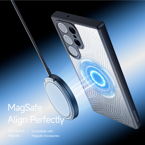 Чехол с поддержкой MagSafe от Dux Ducis для Samsung Galaxy S23 Ultra, серия Aimo Mag