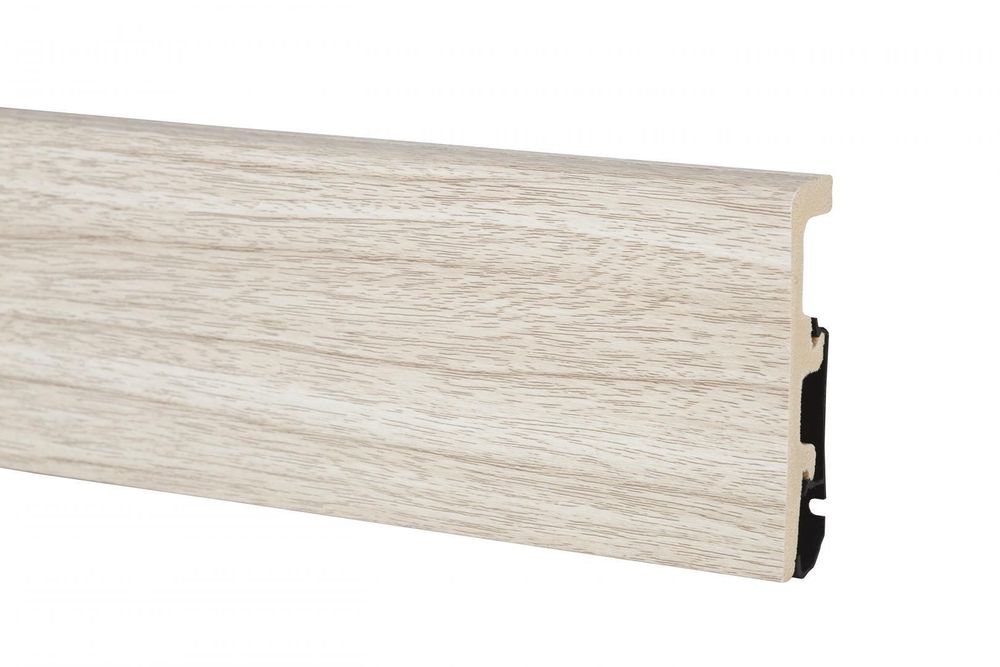 Плинтус Integra 06 ясень аляска, 2400x80x20 мм