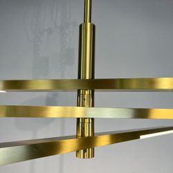 Люстра на штанге ORTON на 3 D96 Gold