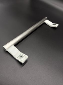 Ручка двери холодильника Bosch,Siemens (серебристо-белая) 310 мм