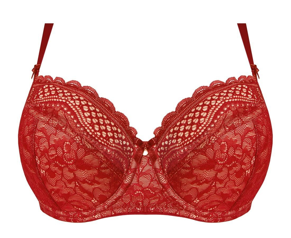 Бюстгальтер Clarisa с чашками на тонком поролоне (Размер: 80D) (Цвет: терракотовый)