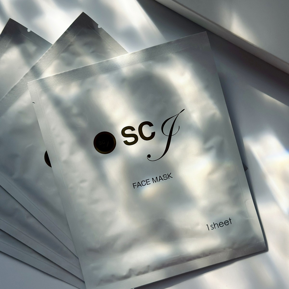 Тканевые маски с экзосомами и стволовыми клетками Enzym SCJ Face Mask