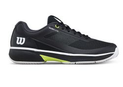 Мужские теннисные кроссовки Wilson Rush Lite 5 Clay - black/white/safety yellow