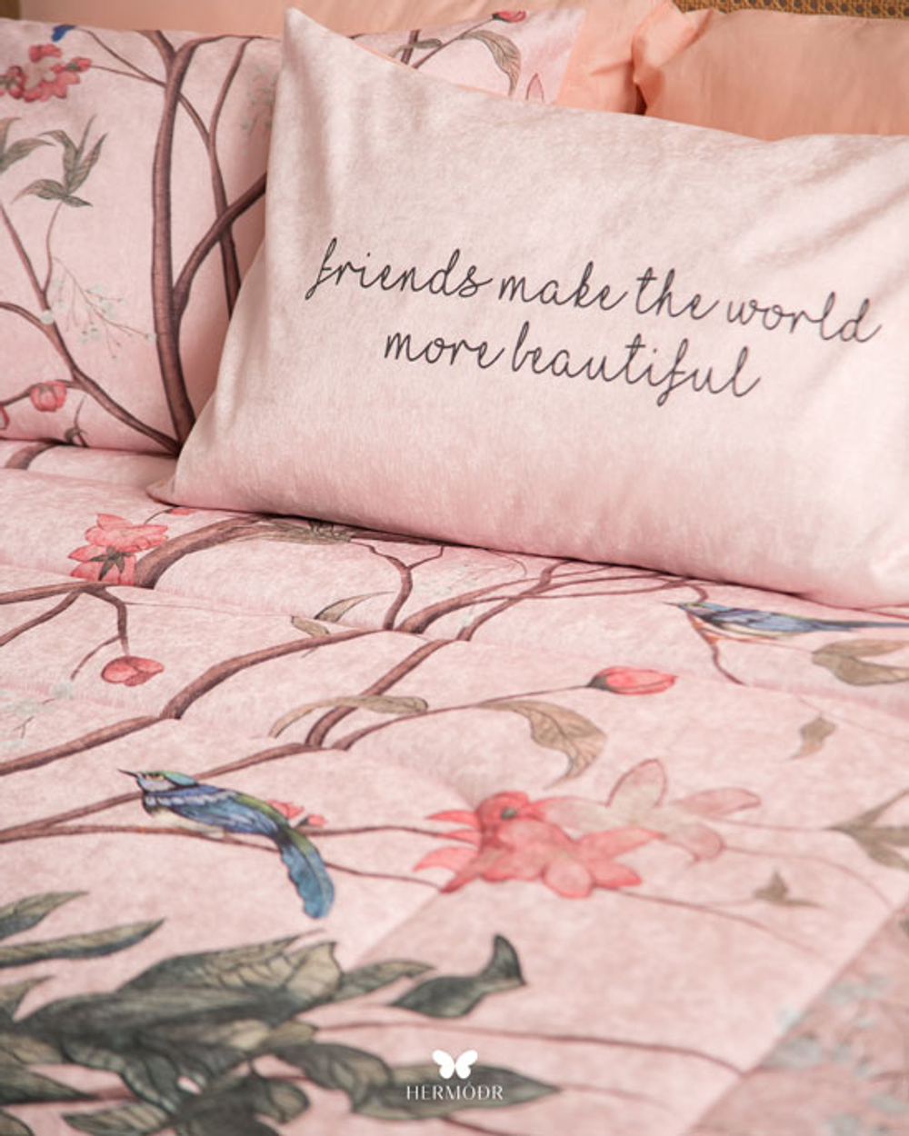 Комплект постельного белья двуспальный Derakht Beheshti Hermodr 8 предметов 130220270 Иран