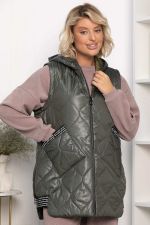 Жилет утепленный Дана Мур (хаки) Б14309-18М LT Collection