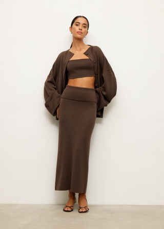 Топ-бандо MOLLY, шоколадный