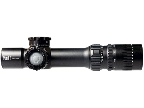 Прицел March-F 1-10x24 Shorty DR-TR1FB FFP+SFP 30мм, с кронштейном (D10SV24FDIML_P DR-TR1FB)