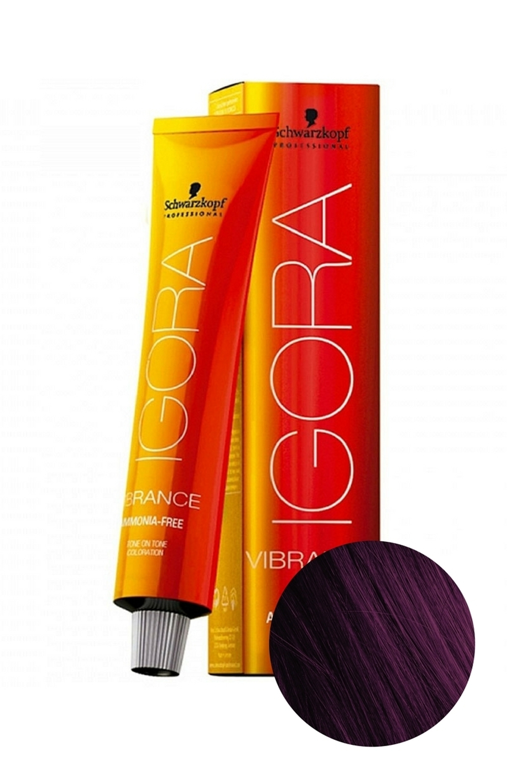 Крем-краска без аммиака Igora Vibrance 5-99 Светлый коричневый фиолетовый экстра, Schwarzkopf Professional, 60 мл