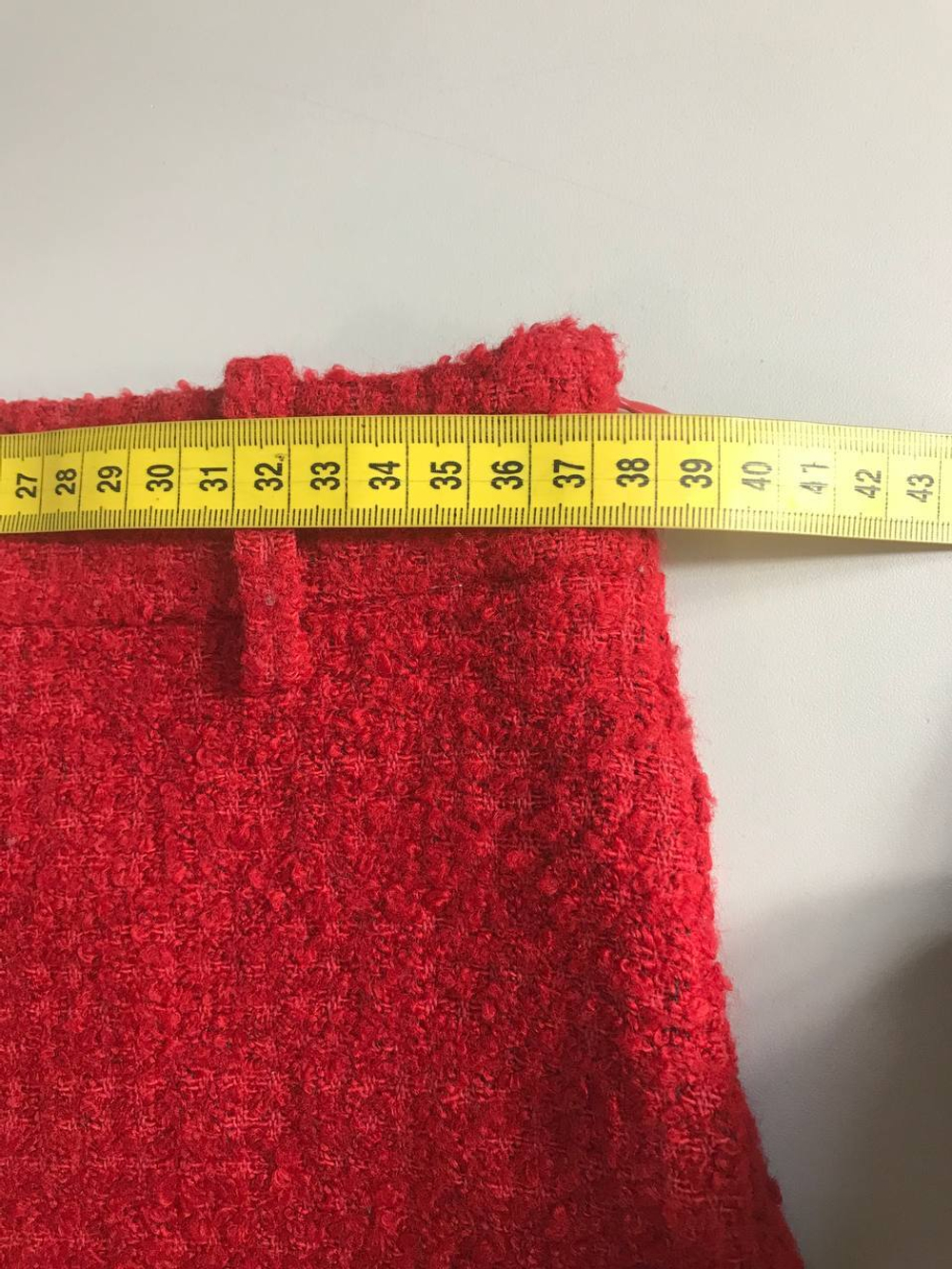 Юбка Zara твидовая короткая, маркировка XS, визуально 42 размер