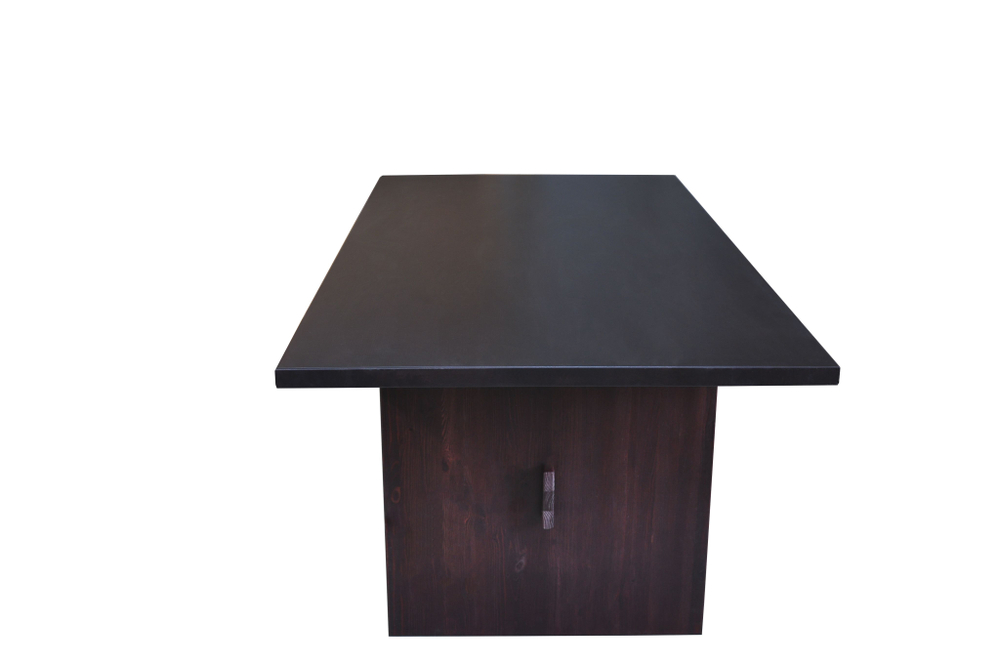 Стол кухонный, 200х100х75, Гамбург, обеденный, деревянный, коричневый, Dipriz