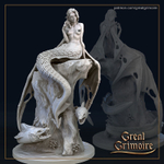 Крылатая Русалка Mermaid Монстр Существо миниатюра для dnd, днд, pathfinder, фентези, Настольная игра, НРИ, Варгейм, РПГ