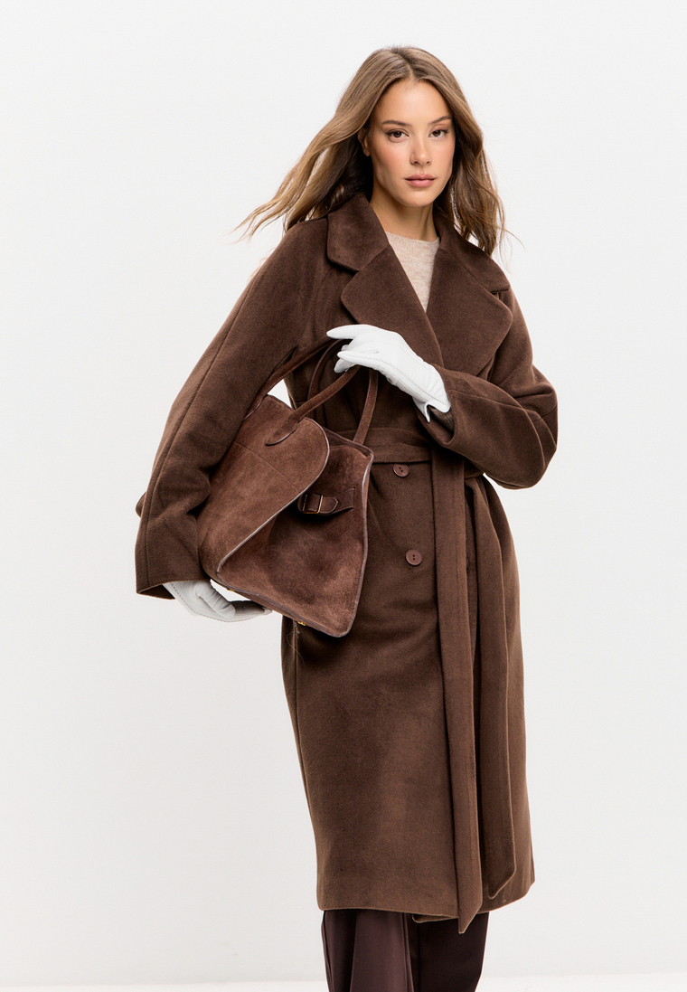 Пальто двубортное