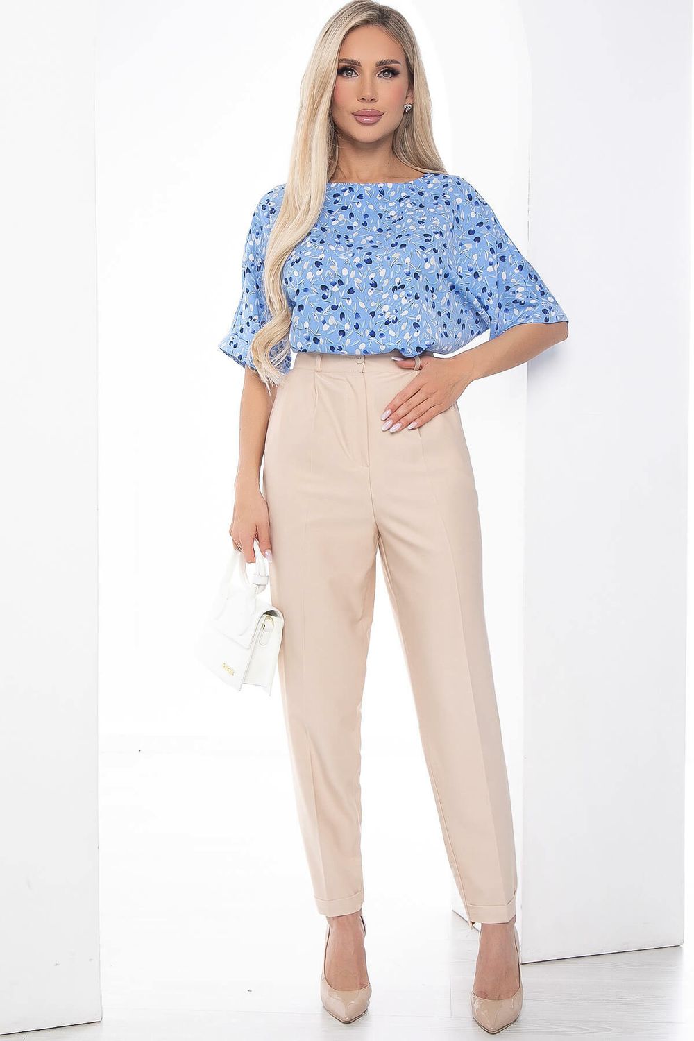 Брюки "Между нами любовь" (беж) Б9049 LT Collection