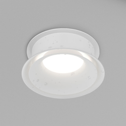 DK2403-WH Встраиваемый светильник влагозащ., IP 44, 15 Вт, GU10, белый, алюминий