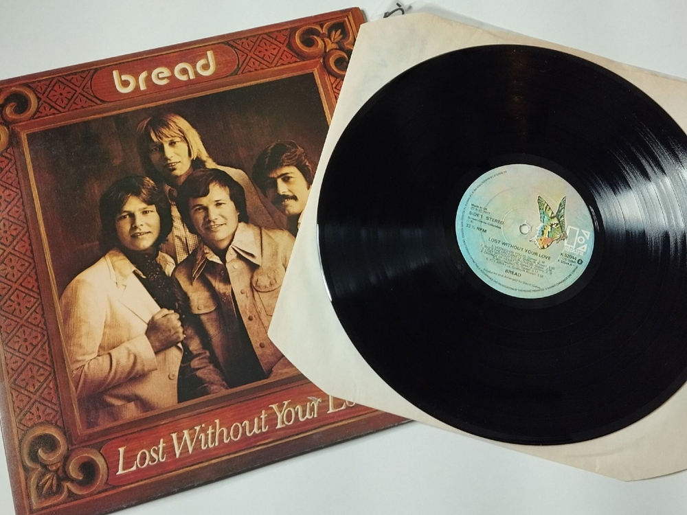 Винтажная виниловая пластинка LP Bread Lost Without Your Love (UK 1977)