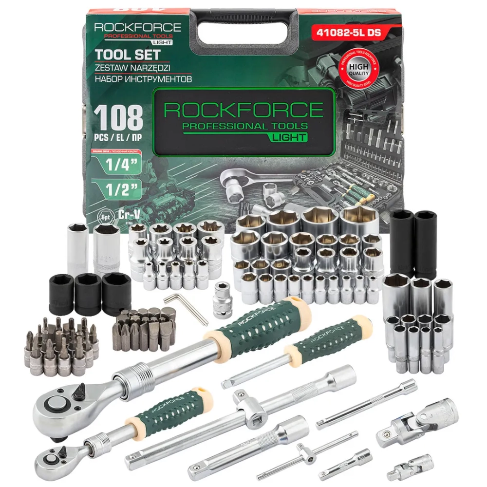 Набор инструментов 108пр. RockFORCE LIGHT RF LIGHT-41082-5L DS