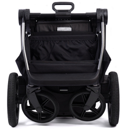 Детская коляска Peppy Monaco 3 в 1 с автокреслом Verona Black Antrazit (графитовый), рама серая