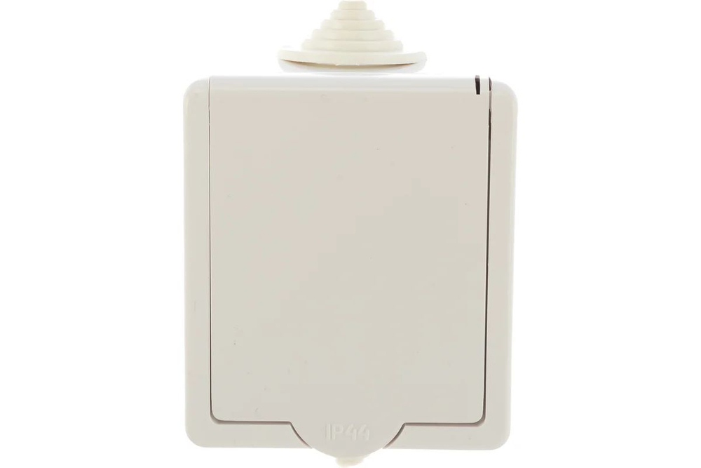 IP44 Розетка брызгозащищенная откр.уст.с з/к одномест.(16А) РА16-660