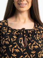 Платье Аура с поясом (черное) П15121-10М LT Collection