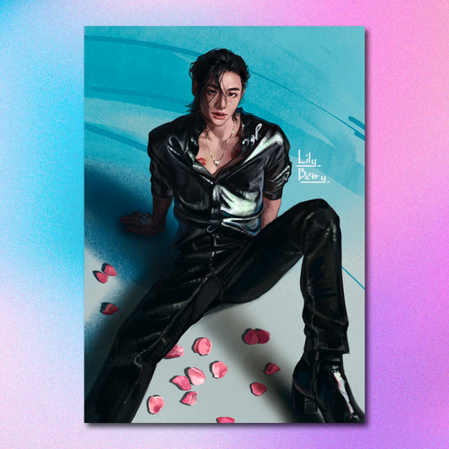 Арт принт / lily_betty_ / STRAY KIDS / Хёнджин #10