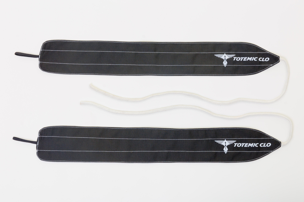 Кистевые бинты Totemic Clo неэластичные шнурковые, 8*70см, белые