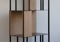 Сет №2 из панелей для стеллажа Stripe (натуральный дуб)