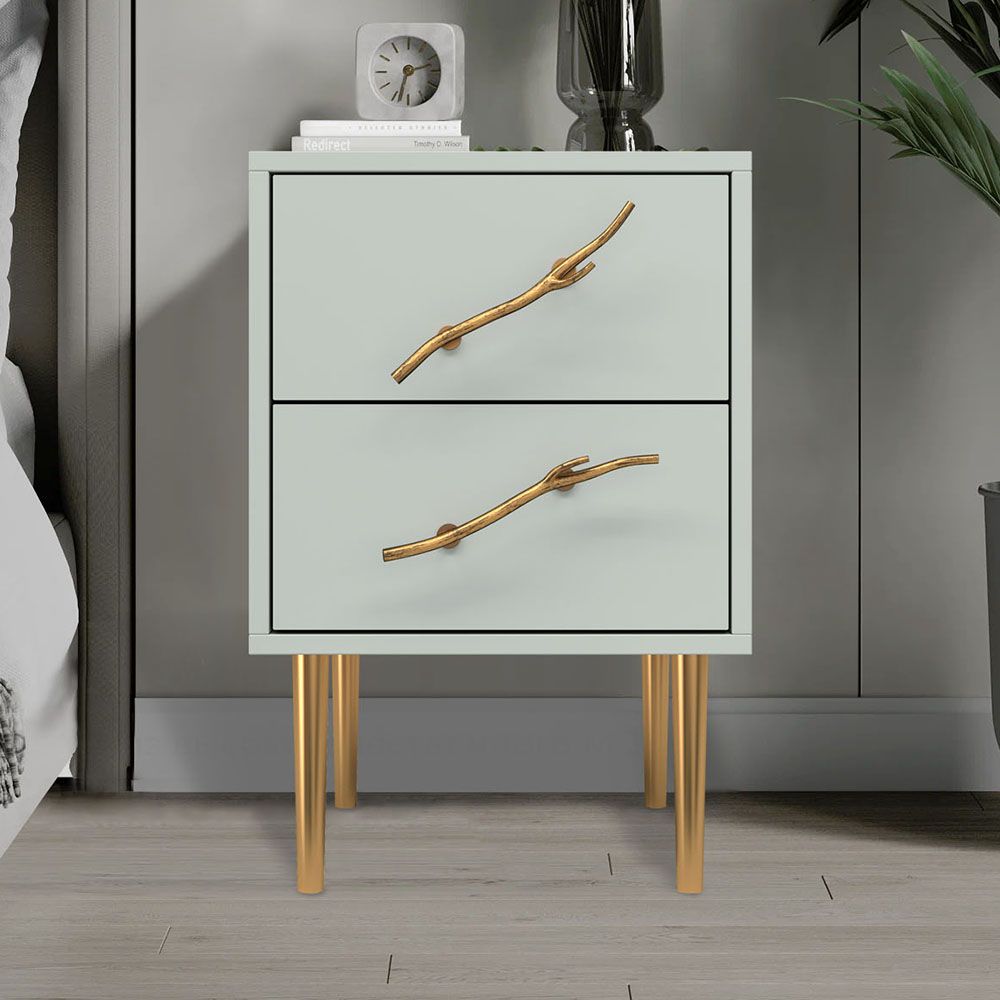 Тумба Арт Колор matte Стайл Голд Серый дым матовый