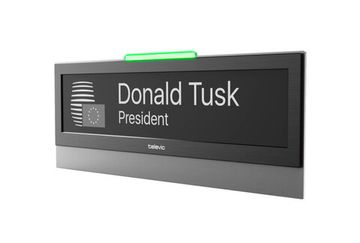 Televic Plixus NP-1 Односторонняя именная табличка для делегата на базе технологии E-Ink