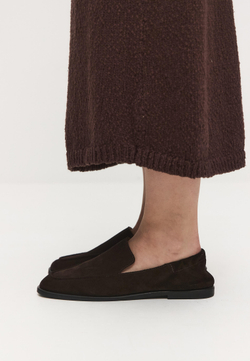 Лоферы // Taya // Chocolate // Suede