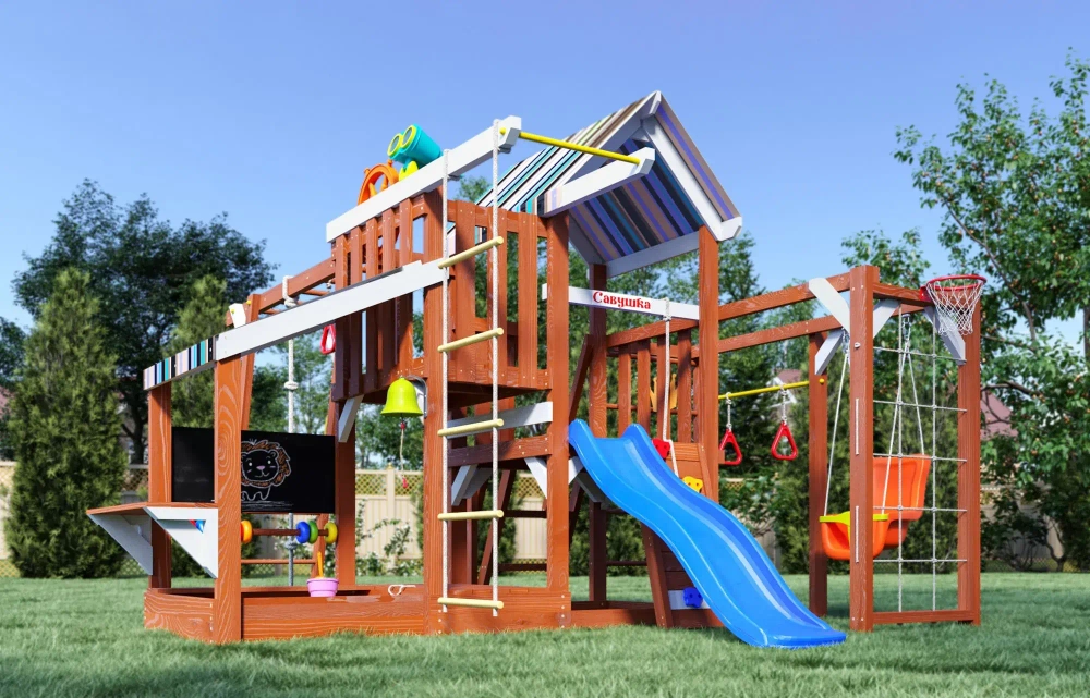 Детская площадка Савушка Тусун - 14 (синий)