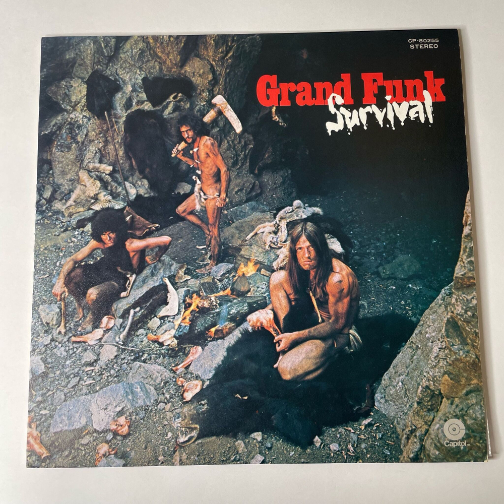 Винтажная виниловая пластинка LP Grand Funk Railroad Survival (Japan 1971) (No Obi) I Want Freedom