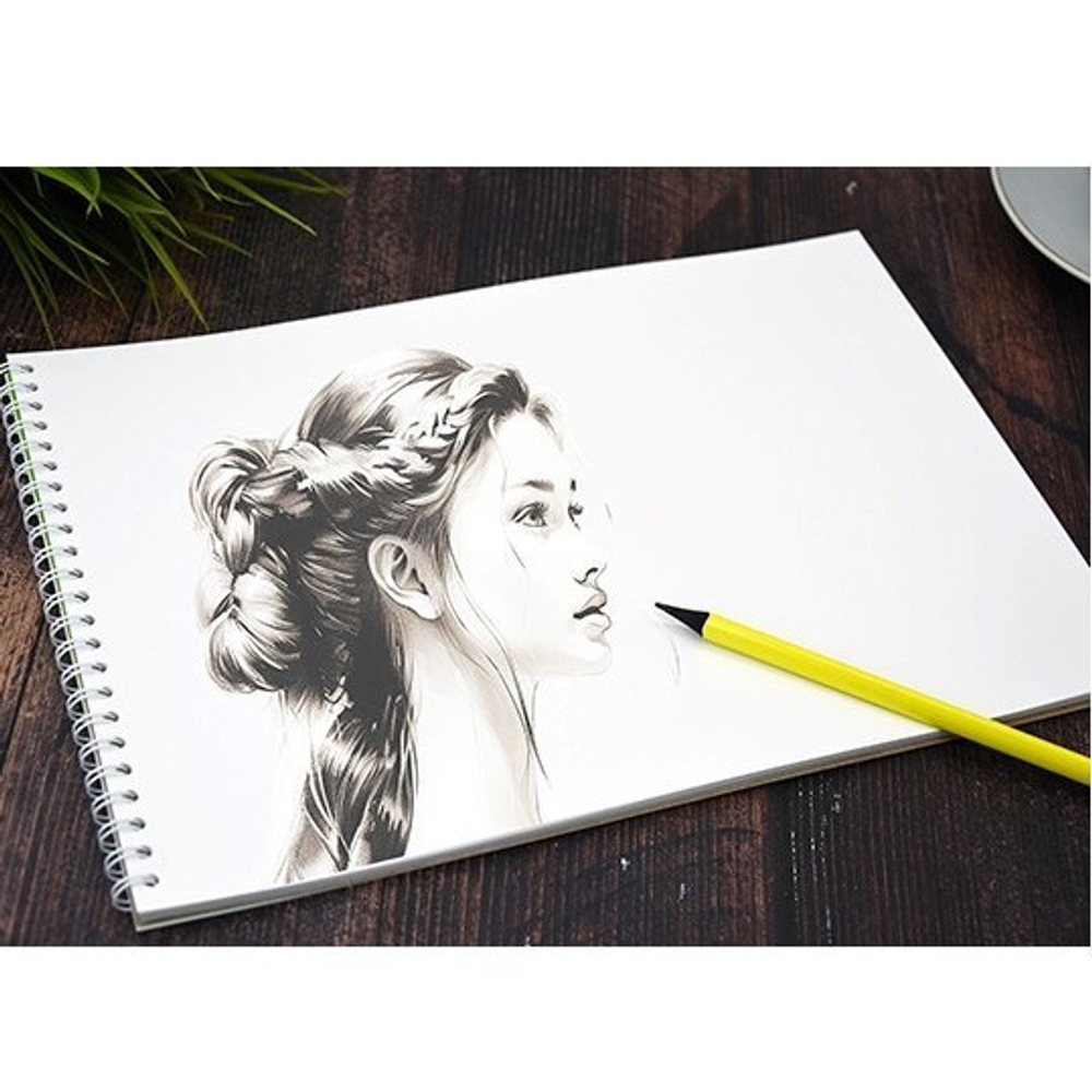 Альбом для рисования А4 40л., Апплика, гребень, мелованный картон, ВД лак, "Спортивное авто"