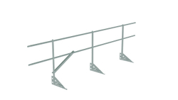 Кровельное ограждение Fachmann KO/SK/800-2-3000 Фальцевый крепеж RAL