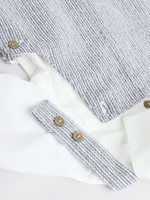 Комбинезон и боди в комплекте для малышей Next E47-398, Серый, Белый