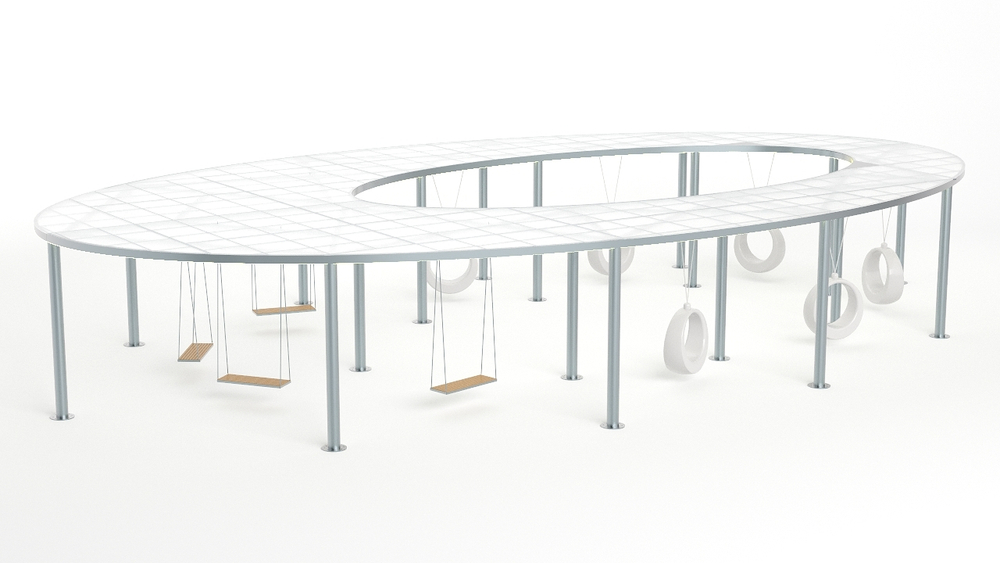 Навес с качелями Ring SK00164